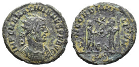 (Bronze, 3.05g 21mm) Maximianus (286-305). AE.