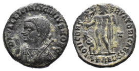 (Bronze, 3.64g 18mm) Licinius II. Caesar, A.D. 317-324. AE.