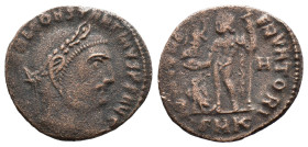 (Bronze, 2.74g 22mm) Constantine I. A.D. 307/10-337. Cyzicus AE follis