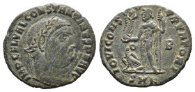 (Bronze, 2.72g 21mm) CONSTANTINE I THE GREAT (307/10-337). Follis. Cyzicus. AE.
