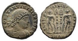 (Bronze, 2.61g 17mm) Constantinus I the Great AD 306-337. Alexandria Follis AE.