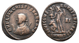 (Bronze, 2.92g 20mm) Crispus. Caesar, AD 316-326 AE.
