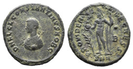 (Bronze, 2.99g 19mm) CONSTANTINE II, as Caesar. 317-337 AD AE.