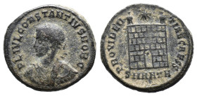 (Bronze, 3.59g 19mm) Constantius II. As Caesar, A.D. 324-337. AE.