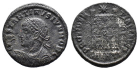 (Bronze, 3.19g 20mm) Constantine II. As Caesar, A.D. 317-337. AE.