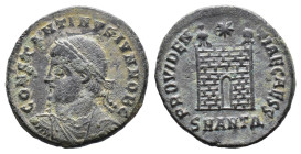 (Bronze, 3.10g 20mm) Constantine II. As Caesar, A.D. 317-337. AE.