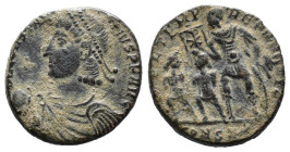 (Bronze, 4.60g 21mm) Constantius II. AD 337-361. AE.