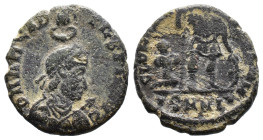 (Bronze, 4.37g 21mm) Arcadius. A.D. 383-408 AE