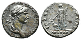 (Silver, 2.47g 19mm) Trajan AD 98-117. Denar AR