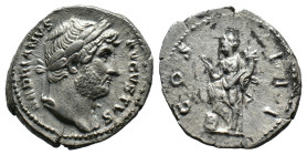 (Silver, 3.48g 20mm) Hadrian. A.D. 117-138. AR denarius