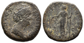 (Bronze, 10.85g 25mm) Diva Faustina Senior, died 140/1. AE.