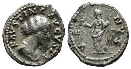 (Silver, 3.10g 18mm) Faustina Junior (AD 147-175/6). AR denarius
