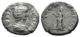 (Bronze, 2.54g 18mm) Julia Domna. A.D. 193-217. AR denarius