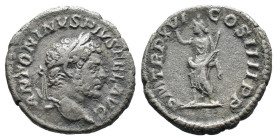 (silver, 2.99g 19mm) Caracalla 198-217 AD, Rome, Denarius.