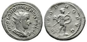(Silver, 4.58g 23mm) Gordian III. Antoninianus. 241-243 AD. Antoninianus