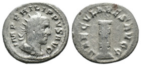 (Silver, 3.70g 23mm) Philippus I Arabs (244-249 AD). AR Antoninianus