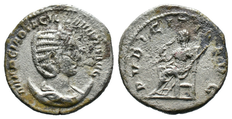 (Silver, 3.78g 23mm) OTACILLA SEVERA, wife of Philip I, 244-249 AD. AR Antoninia...