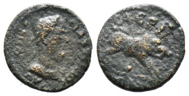 (Bronze, 2.62g 18mm) IONIA, Ephesus. Trajan Decius. AD 249-251. Ae
