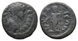 (Bronze, 2.50g 16mm) BITHYNIA. Nicaea. Commodus(?), 177-192. AE.