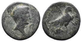 (Bronze, 4.25g 19mm) PHRYGIA. Amorium. Augustus, 27 BC-AD 14. AE.