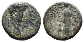 (Bronze, 4.55g 19mm) PHRYGIA, Laodicea ad Lycum. Claudius. AD 41-54. AE.