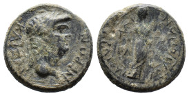 (Bronze, 3.91g 19mm) PHRYGIA. Prymnessos(?). Nero (54-68 AD) AE