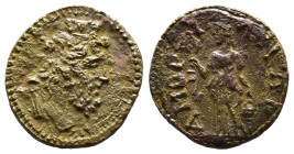 (Bronze, 3.11g 20mm) PHRYGIA. Amorium Pseudo-autonomous. Time of Antoninus Pius (138-161)