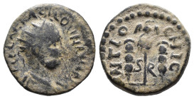 (Bronze, 4.51g 20mm) Pisidia, Antiochia. Volusian. A.D. 251-253. Ae.