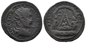 (Bronze, 11.06g 28mm) CILICIA, Tarsus, Gallienus (253-268 AD) AE.