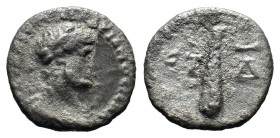 (Silver, 1.30g 14mm) Cappadocia. Caesarea. Hadrian AD 117-138. Hemidrachm AR