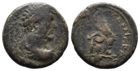 (Bronze, 8.25g 22mm) CAPPADOCIA. Tyana. Hadrian (117-138) AE.