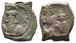 (Bronze, 5.30g 20mm) Constans II (641-668). AE 40 Nummi