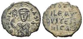(Bronze, 2.91g 24mm) Theophilus, (829-842 AD) Constantinopolis AE Follis