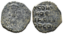 (Bronze, 5.59g 25mm) Constantine VII and Romanus II (945-959), Follis AE.
