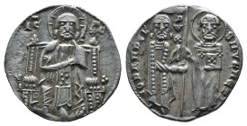 (Silver, 2.16g 21mm) Medieval coin
Italian states Venice Giovanni Dandolo silver Grosso 1280-1289