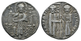 (Silver, 2.12g 21mm) Medieval coin
Italian States Venice Jacopo Contarini silver Grosso 1275-1280