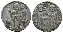 (Silver, 2.09g 21mm) Medieval coin
Italian States Venice Ranieri Zeno silver Grosso 1253-1268