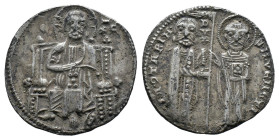 (Silver, 2.16g 21mm) Medieval coin circa
Italian States Venice Jacopo Contarini silver Grosso 1275-1280.