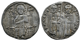 (Silver, 2.13g 21mm) Medieval coin
Italian  States Venice Ranieri Zeno silver Grosso 1253-1268