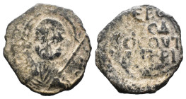 (Bronze, 2.86g 21mm) Byzantine Ancient Coins.