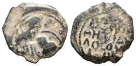 (Bronze, 3.26g 22mm) Byzantine Ancient Coins.