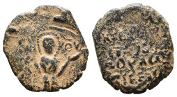 (Bronze, 3.41g 21mm) Byzantine Ancient Coins.