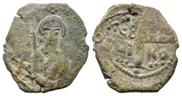 (Bronze, 3.01g 22mm) Byzantine Ancient Coins.