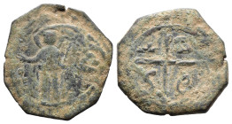 (Bronze, 5.28g 24mm) Byzantine Ancient Coins.
