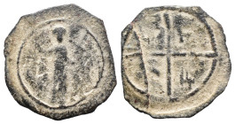 (Bronze, 1.70g 23mm) Byzantine Ancient Coins.