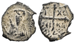 (Bronze, 2.18g 21mm) Byzantine Ancient Coins.