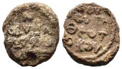 (Seals, 8.57g 19mm) Byzantine Seal IX-XV cent