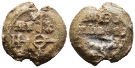 (Seals, 17.49g 29mm) Byzantine Seal IX-XV cent