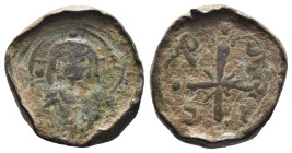 (Bronze, 6.27g 23mm) Byzantine Coin )