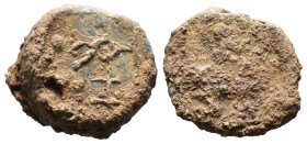 (Seals, 12.22g 20mm) Byzantine Seal IX-XV cent